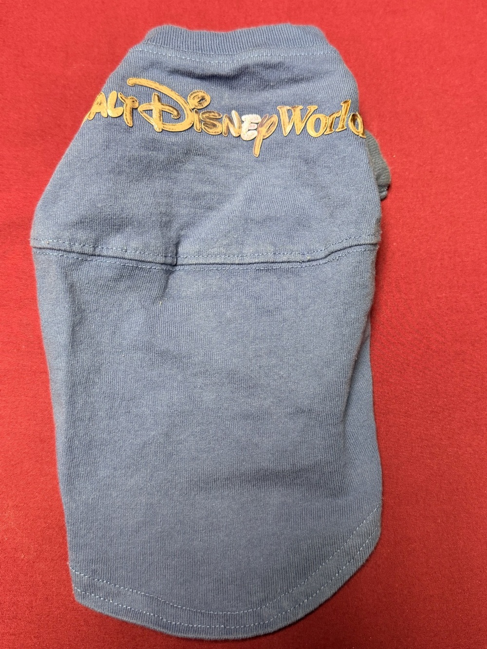 Disney Dog Navy Faded Look Spirit Jersey with Rose Gold Walt Disney World Script